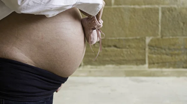 Zwangere vrouw volwassene — Stockfoto