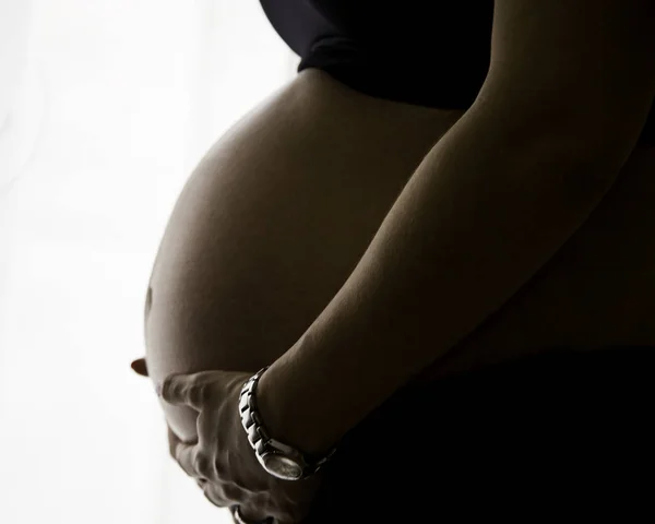 Zwangere vrouw volwassene — Stockfoto