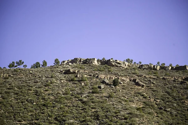 Montañas con cielos — Foto de Stock