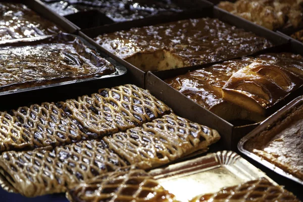 Bolos e biscoitos — Fotografia de Stock