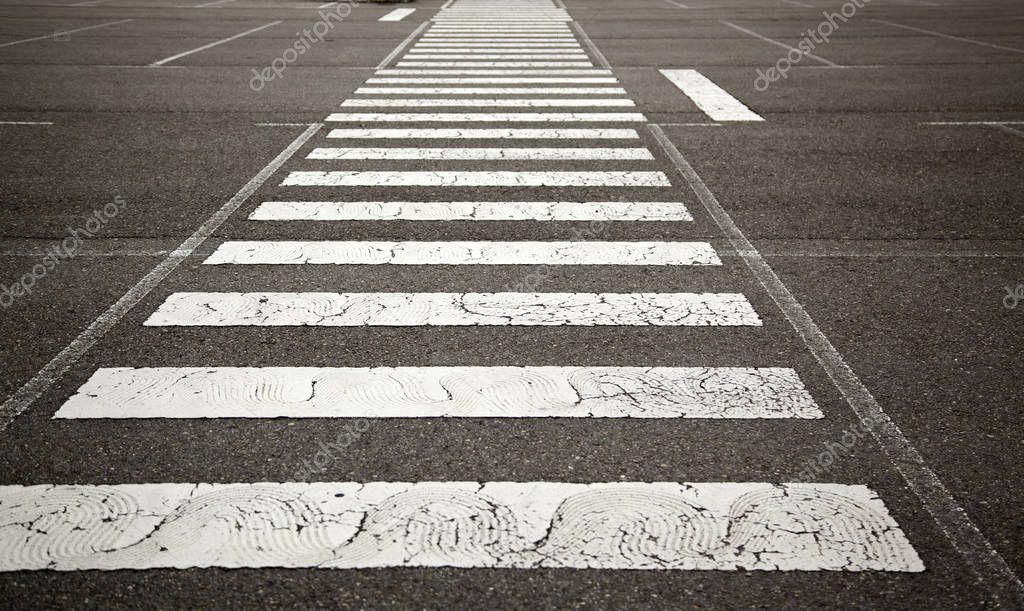 Zebra crossing street