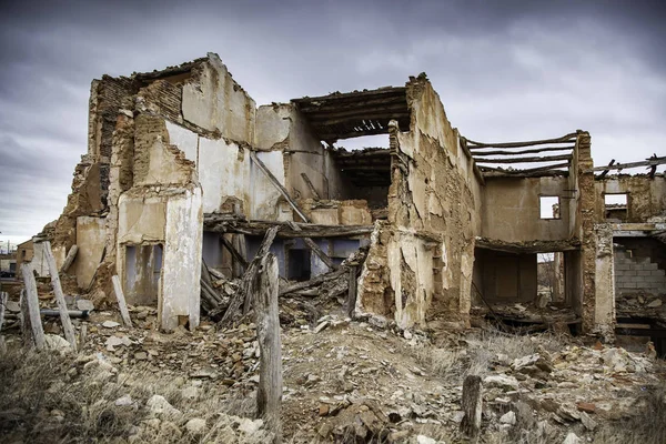 Ciudad abandonada de Belchite — Foto de Stock