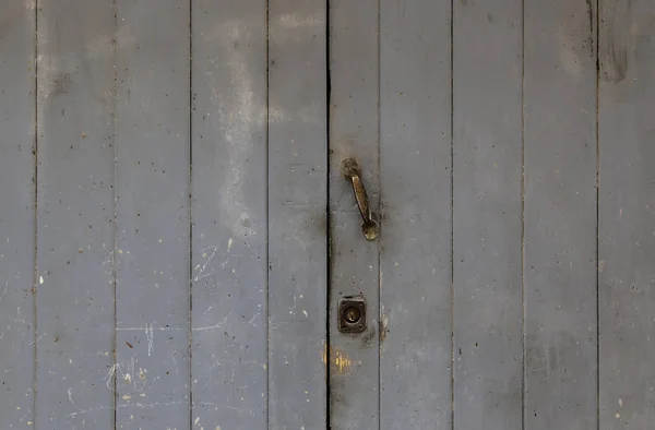 Wooden door lock — Stock Photo, Image