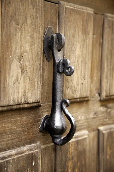 Bussola porta in legno — Foto Stock