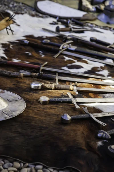 Swords and medieval weapons — 스톡 사진