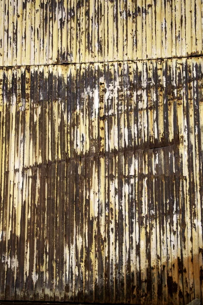 Rusty metal texture on industrial wall, construction and deterioration