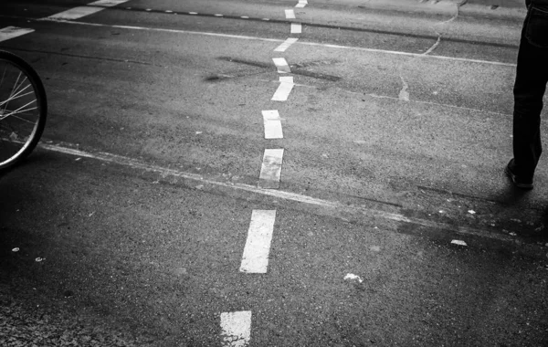 Zebra Crossing Street Traffic Signs Symbols — Stock Photo, Image