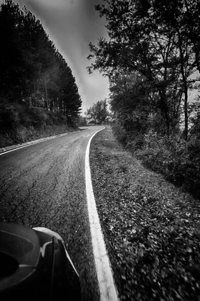 Carro Auto Estrada Condução Transporte Veículos Tráfego — Fotografia de Stock