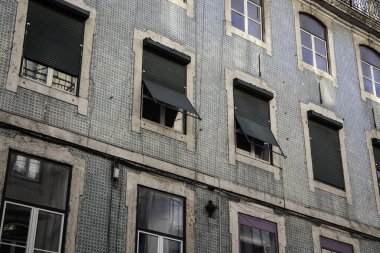 Lizbon 'daki tipik evler, inşaat ve mimari, doku