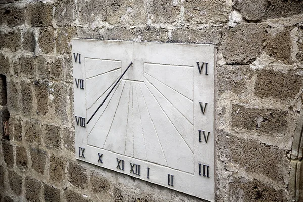 Antiguo Reloj Sol Detalle Señalización Del Tiempo —  Fotos de Stock