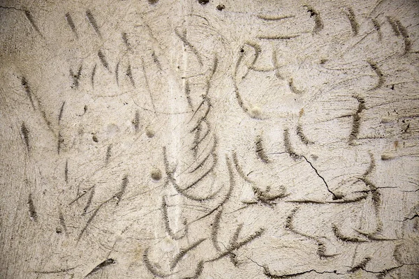 Brudna Biała Ściana Cementowa Teksturowany Detal Tła — Zdjęcie stockowe