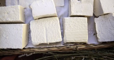 Doğal el yapımı sabun, doğal hijyen ürünlerinin ayrıntıları.