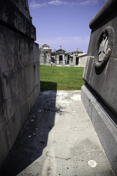 Cementerio Con Tumbas España Símbolo Religioso —  Fotos de Stock