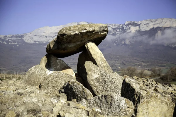 Old Stone Dolmen Detail Funerary Monument — Stock Photo, Image