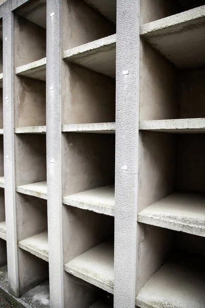 Cimetière Avec Tombes Espagne Symbole Religieux — Photo