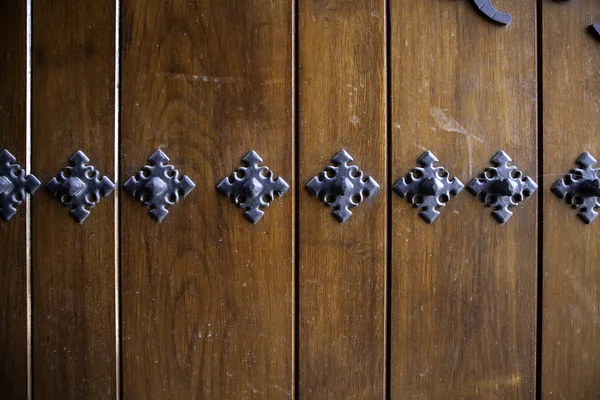 Drzwi Drewniane Kamienicy Budownictwie Architekturze — Zdjęcie stockowe