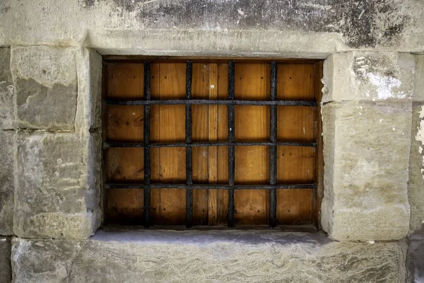 Window Rusty Bars Construction Architecture — Stock Photo, Image