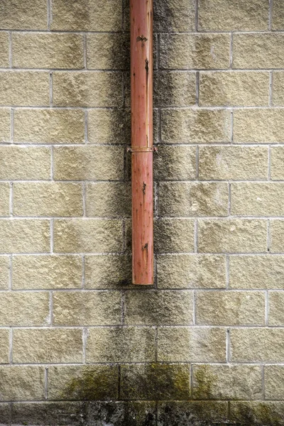 Pipe Facade Drain Detail — Stock Photo, Image