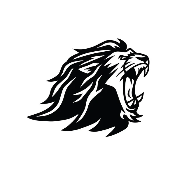 Roaring Lion Head Logo Vector Stock Vector by ©Vectorfarmer 195367614