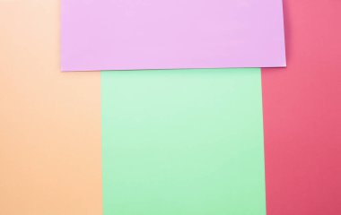 Colorful paper background. Copy space. Blank texture