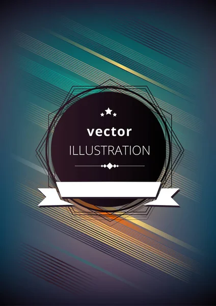 Abstraction hexagone vecteur — Image vectorielle