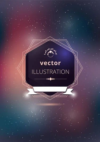 Absztrakció vektor hatszög — Stock Vector