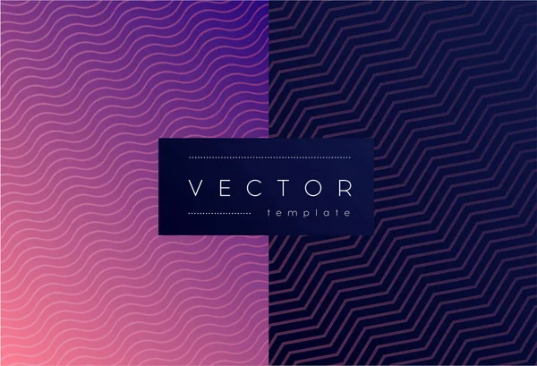 Jeu Textures Vectorielles Avec Éléments Géométriques — Image vectorielle