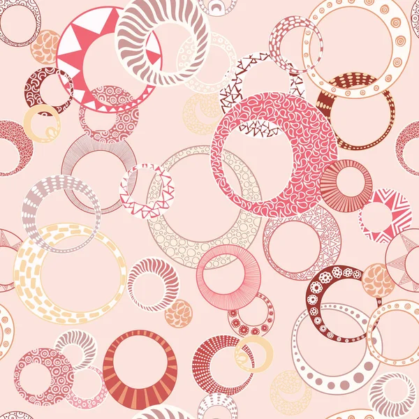 ピンクの幾何学的円 — ストック写真