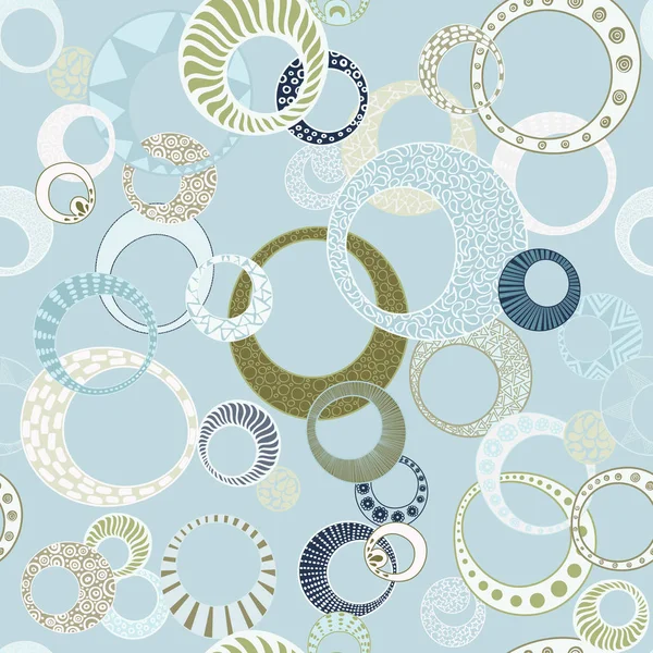 Geometrik daire mavi