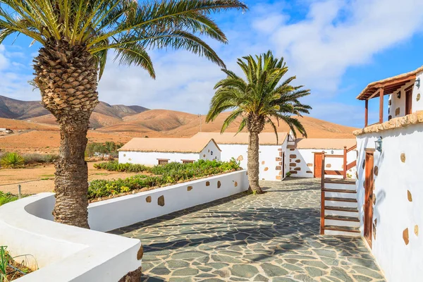 Fuerteventura Adası, İspanya'nın kırsal alanda tipik çiftlik evleri