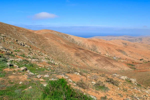 Vistas Las Montañas Cerca Del Pueblo Betancuria Fuerteventura Islas Canarias — Foto de Stock