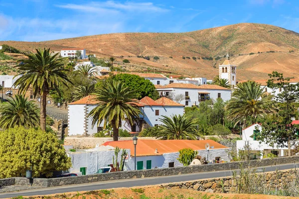 Betancuria Köyü ve ünlü katedral Santa Maria, Fuerteventura, Kanarya Adaları, İspanya