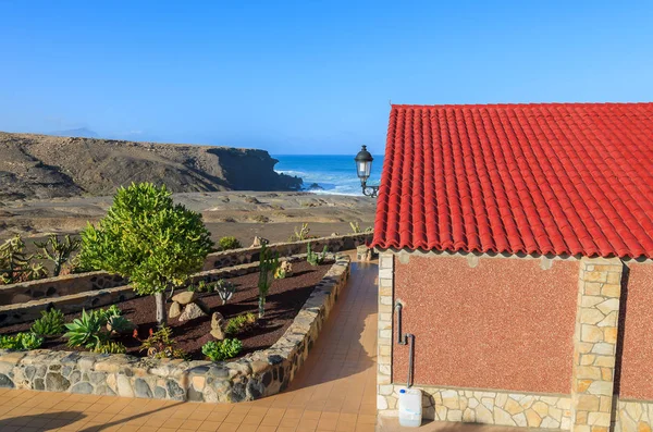 Traditional House Built Canary Style Coast Fuerteventura Pared Holiday Resort — Stock Photo, Image