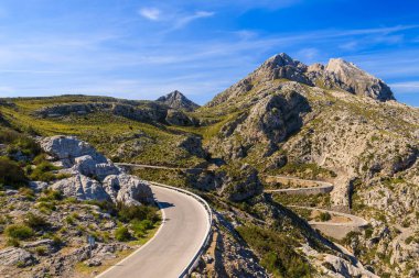 Doğal dağ yolu için köy, Sa Calobra, Mayorka Adası