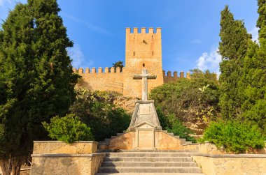 Manastır bina arta köyünde, Mayorka Adası, İspanya