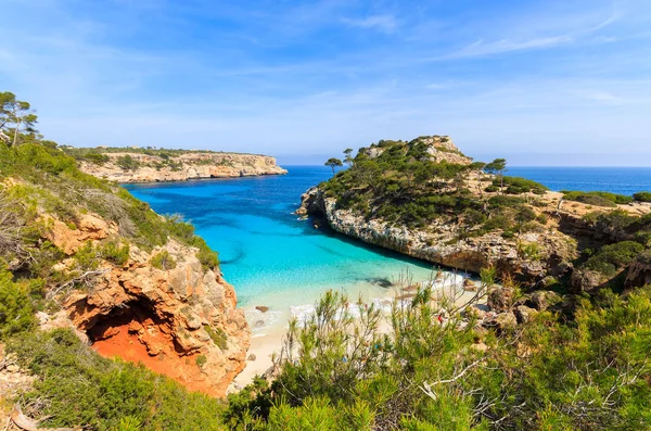 Eau Mer Azur Plage Cala Des Moro Île Majorque Espagne — Photo