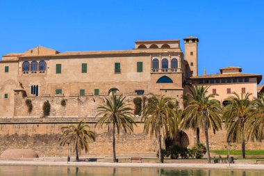 Palma de Mallorca şehirde, İspanya bina Castle