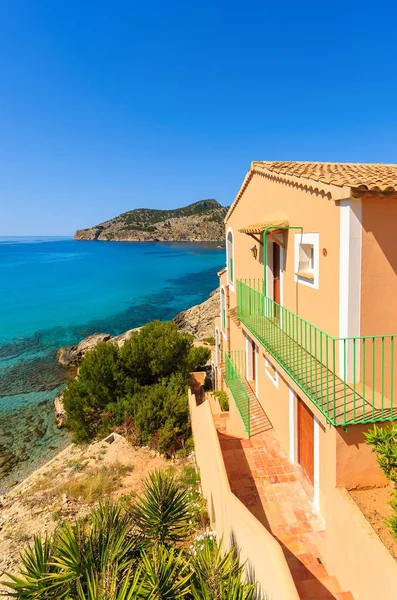 Holiday apartments on coast of Majorca island in Camp de Mar