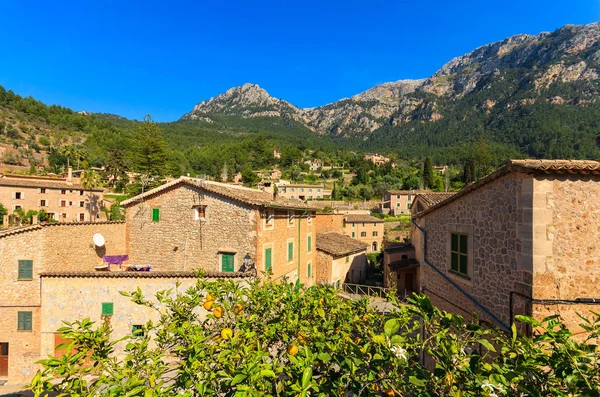 Mountain View Gamla Traditionella Hus Deia Village Mallorca Island Spanien — Stockfoto