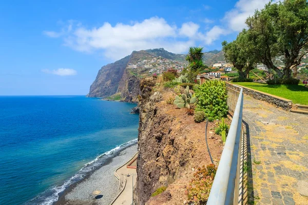 Passeio Costa Ilha Madeira Hora Verão Portugal — Fotografia de Stock
