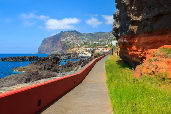 Passeio Costeiro Cidade Funchal Ilha Madeira Portugal — Fotografia de Stock