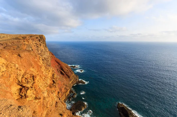 Beautiful Coast High Cliffs Madeira Island Portugal — Stock Photo, Image