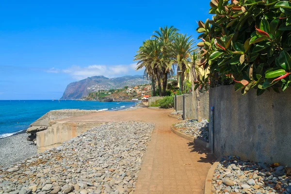 Passeio Costeiro Cidade Funchal Ilha Madeira Portugal — Fotografia de Stock