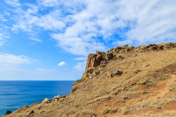 Beautiful Coast High Cliffs Madeira Island Portugal — Stock Photo, Image