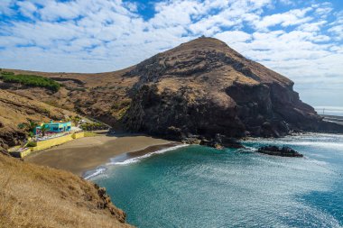 Tropikal Prainha plaj sahil Madeira Adası, Portekiz