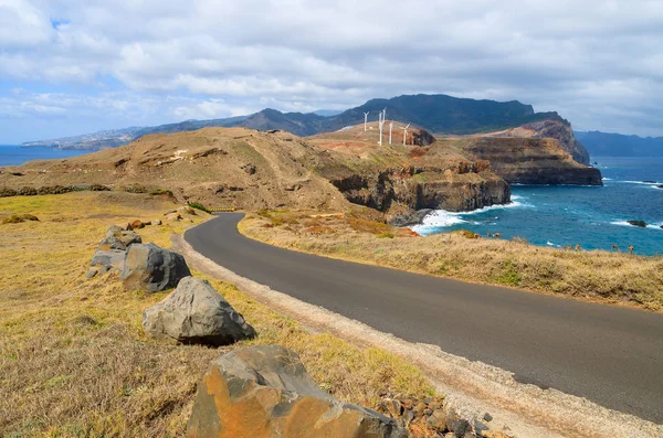 Scenic Road Mountain Landscape Madeira Island Portugal — Stock Photo, Image