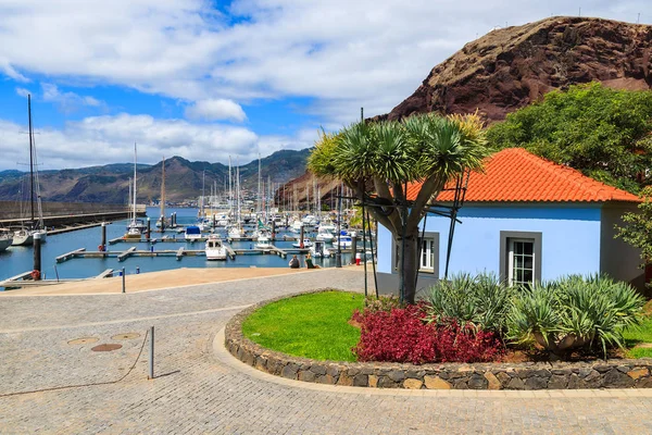 Strandpromenade Der Küste Der Insel Madeira Sommer Portugal — Stockfoto