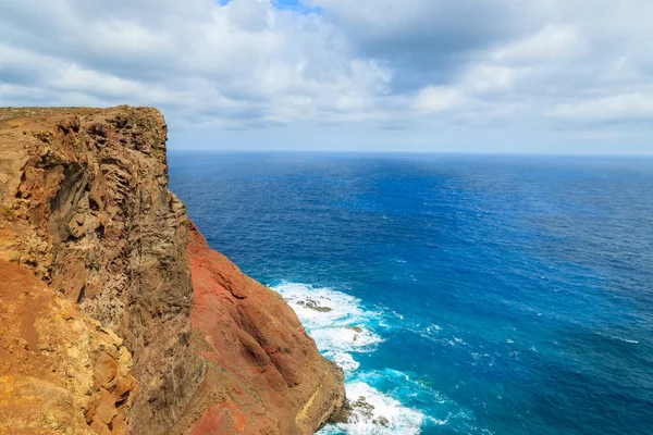 Beautiful Coast High Cliffs Madeira Island Portugal — Stock Photo, Image