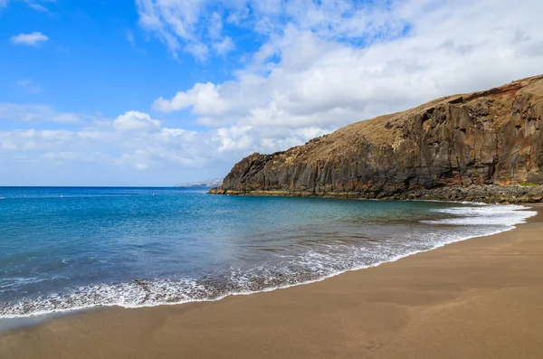 Tropical Prainha Beach Coast Madeira Island Portugal — Stock Photo, Image