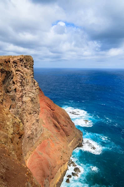 Beautiful Coast High Cliffs Madeira Island Portugal — Stock Photo, Image